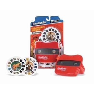 Classic View-Master - Metallic Viewfinder With 2 Reels Included - STEM, Retro...